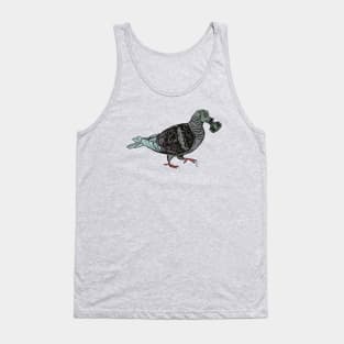 COVID Refugee Pigeon Tank Top